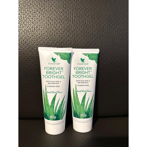 2 x Forever Bright Tooth Gel - Contains Bee Propolis