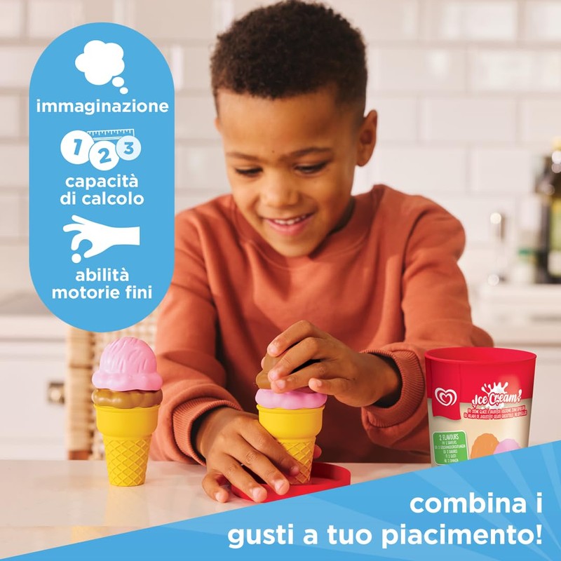 Casdon barattolo gelati giocattolo ufficiale Algida - Fragola e caramello