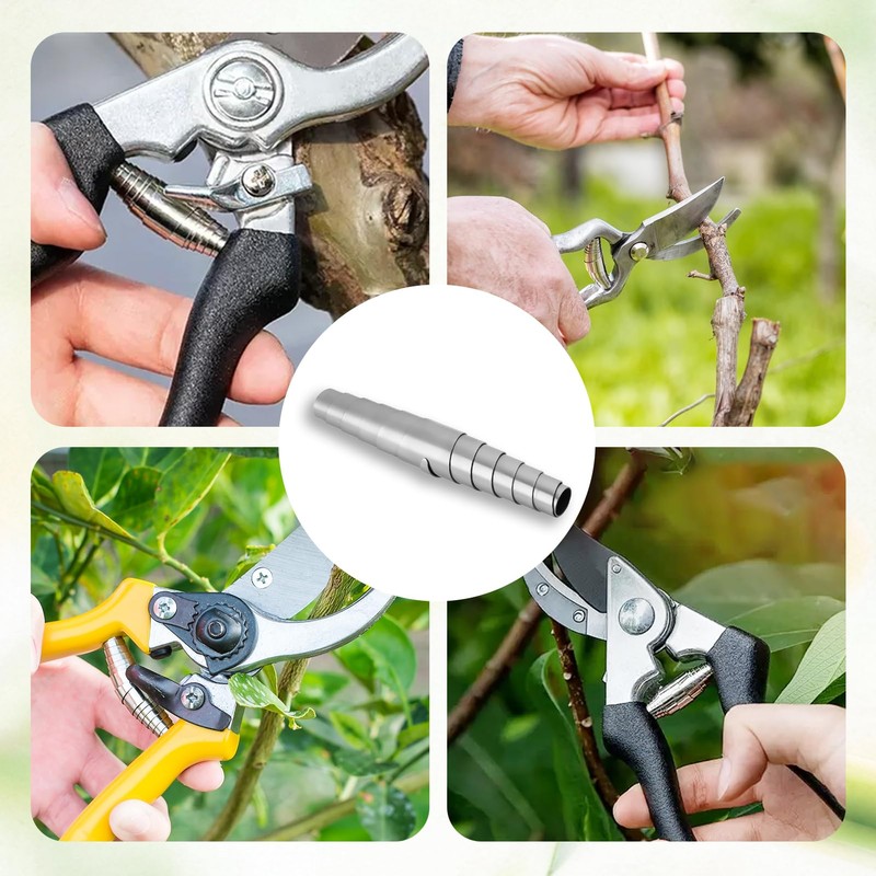 Daryunk 6pcs Volute Pruning Shears Replacement Spring, Stainless Steel Heavy-Duty