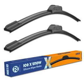 Silicone Wiper Blades 22 inch 2 Pack Replacement for 2024-2009 Ford F-150, 2023-2008 Expedition,2006-1999 Chevy Silverado,13-06 Impala,20-15 Tahoe Automative Replacement Windshield Wiper Blades