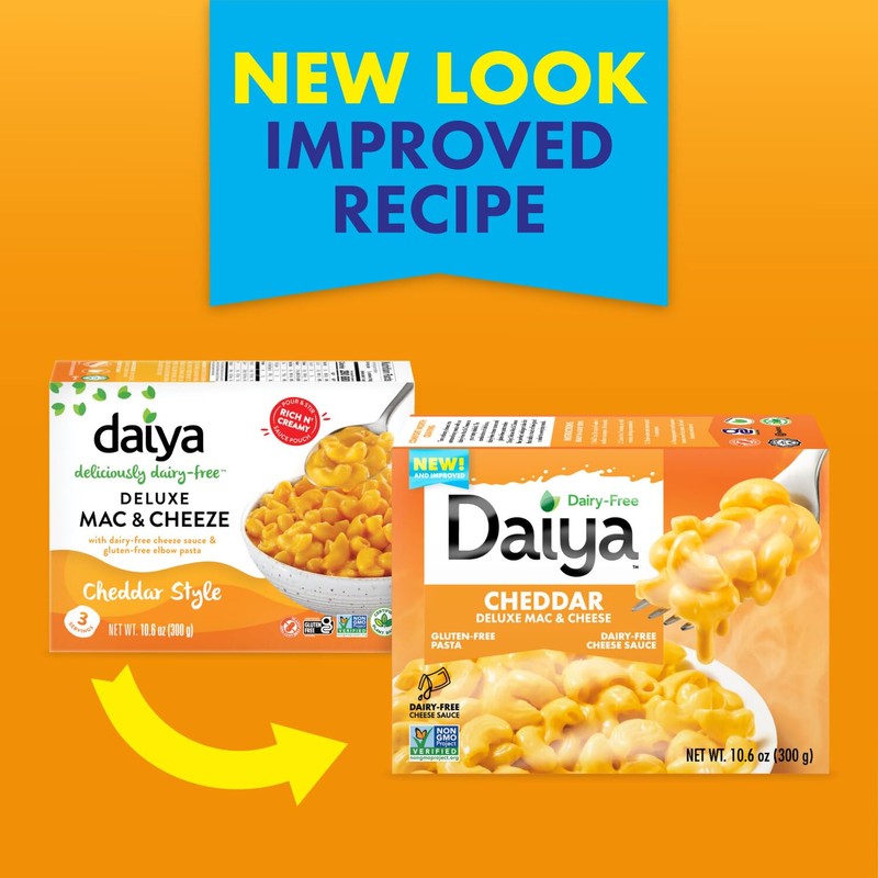 Daiya Dairy Free Gluten Free Cheddar Deluxe Mac & Cheese,