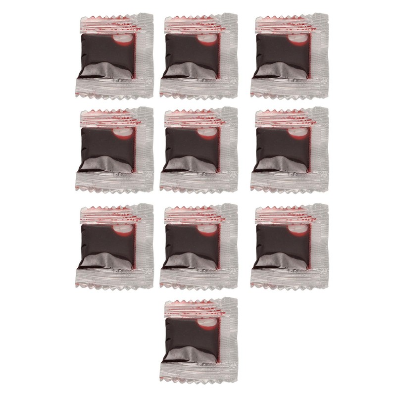 10 Sacchetti 3ml di Sangue Finto di Halloween per Spettacoli