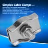 Simplex Wire Rope Clips Stainless Steel Cable Clamps Simple Grip