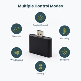 Hapadif Smart Bridge Hub compatible with Alexa, Google Home, Tuya App, Home Automation Controller for Motorized Blinds Shades