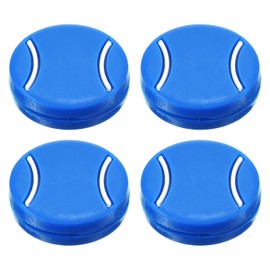 PATIKIL Tennis Racket Vibration Dampener, 4 Pack Soft Silicone Racquet Shock Absorber String Damping, Blue