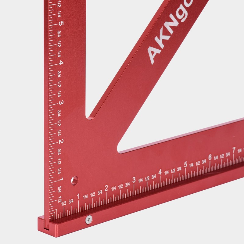 AKNgoes Precision Triangle Square 12inch, Metric & Imperial Scale Framing