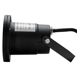 Long Life Lamp Company 3 x GU10 Outdoor Garden Spike Light Ground Mount IP65 Matt Black ZLC01BS