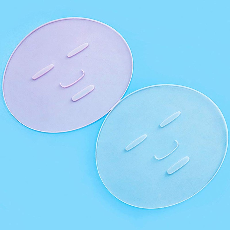 LEORX 2Pcs Face Mask Maker Plate Silicone Reusable Facemask Seaweed