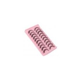 PestañAs Postizas Rusas, 10 Pares de PestañAs Set Volumen Rizado PestañAs Postizas DD Curl Wispy 3D Multicapa