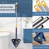JHLAYKG 360 Degree Rotatable Adjustable Cleaning Mop,52.1'' Telescopic Triangular Mop