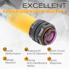 Teengse 1 Pair M18 Photoelectric Sensor E3F-5DN1-5L, Infrared Through-Beam/Reflective Switch,