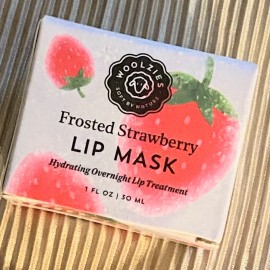 Woolzies Frosted Strawberry Lip Mask Lip Treatment Balm 1 Oz / 30g FULL SIZE