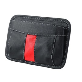 UEIOAVL Car Stowing & Tidying Leather Side Storage Bag Car Seat Storage Box Car Console Side Pocket for Glasses Phone Keys (Black)