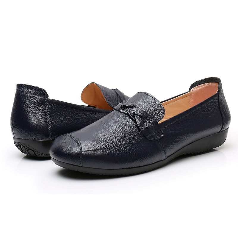 VenusCelia - Zapatos planos para mujer, marino, 10