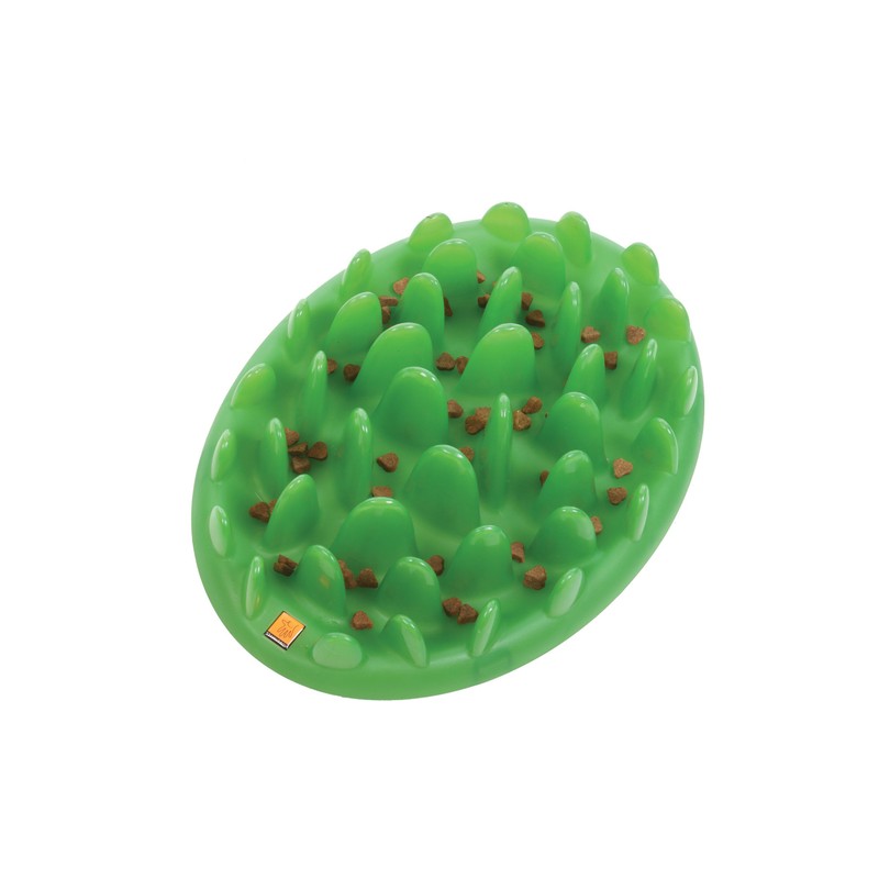 Company of Animals GREEN Slow Interactive Feeder for Dogs, Size