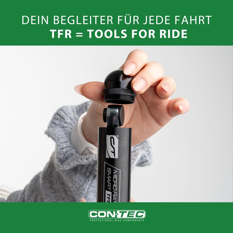 CONTEC Bicycle Multitool Micro Ratchet Smart, 6 in 1, Multifunction