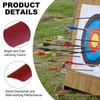 MECCANIXITY Arrow Vanes Arrow Fletching 5" Shield Shape Turkey Feathers