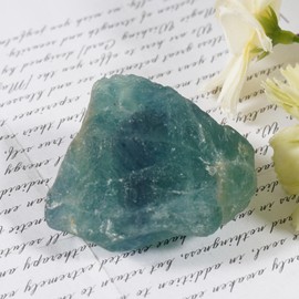 Soulnioi Healing Crystal Stones Incense Holder Irregular Gemstones Incense Stick Burner for Yoga Meditation Home Decor - Green Fluorite Crystal
