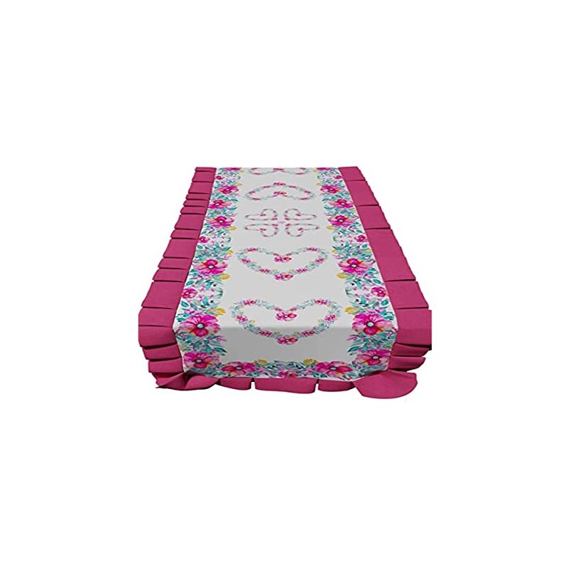 PETTI Artigiani Italiani Kitchen Textile Set, 100% Hypoallergenic Microfibre, Flower