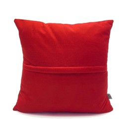 KitchKit Textured Animal Friends Themed Decorative Throw Pillow Covers Pillowcases Modern Home Decor for Sofa Bedroom 43x43 cm, 16.93x16.93 inch. (Orange CaR) (Ginger Tabby)