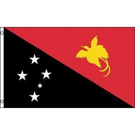 2x3 Papua New Guinea Flag 2'x3' Banner Brass Grommets
