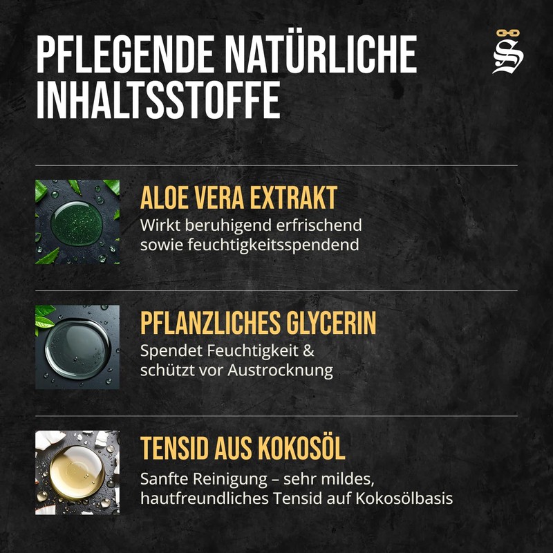 Störtebekker Premium Shampoo Bar Aloe Vera - Solid Shampoo Men