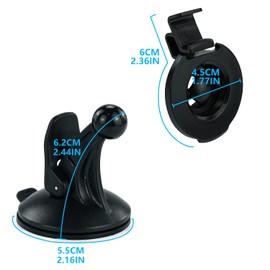 TORMEN GPS Car Mount Bracket,Windshield Dashboard Suction Cup,ABS Materials, Compatible for Garmin Nuvi 42LM 44 52LM 54 55LMT 56 58 2407 2408 2447 2448 2467 2497 2507 2508 2547 2548 2557 2567 2577