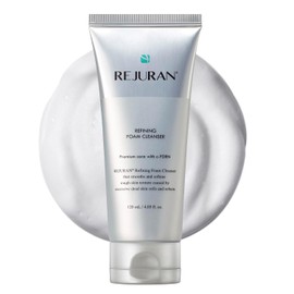 REJURAN® Limpiador de espuma refinadora, c-PDRN® - Hidratante y suave para una piel más suave y clara, minimiza los poros y equilibra con ácido hialurónico y complejo de tanino, cuidado de la piel
