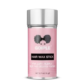 Goiple Cera Para El Cabello, Pomada Cera De Larga Duración, Palo Suavizante Y Slick Para Pelucas, Ceras De Peinado Para Cabello Volante Y Borde Frizz (2.7 Oz) Blanco