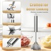 Stainless Steel Meat Masher 6 Blade Ground Beef Chopper Cooking