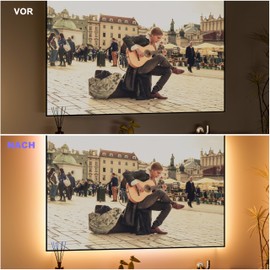 OULARA OULARA USB COB LED Streifen 5V Warmwei? 2700K,3M dimmbare 960LEDs COB LED Streifen Licht, Flexibler LED Streifen Mit Speicher Funktion fr TV Hintergrund beleuchtung,Schlafzimmer,Spiegel