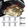 Middrivr 8Pcs Engine Lower Cover Pin Screws, 6PCS Radiator Access
