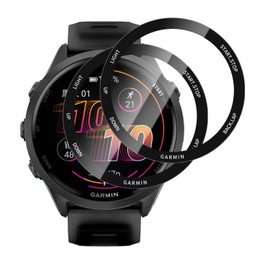 FTRONGRT Screen Protector Compatible with Garmin Forerunner 570 42mm, Anti-Scratch, 2 Pack Soft Screen Protector, Watch Dial Protective Film. Black