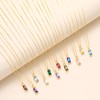 JSJOY Birthstone Necklaces for Women August Birthday Gifts Dainty Gold