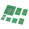 QLOUNI 40pcs PCB Proto Boards SMD to DIP Adapter Plate