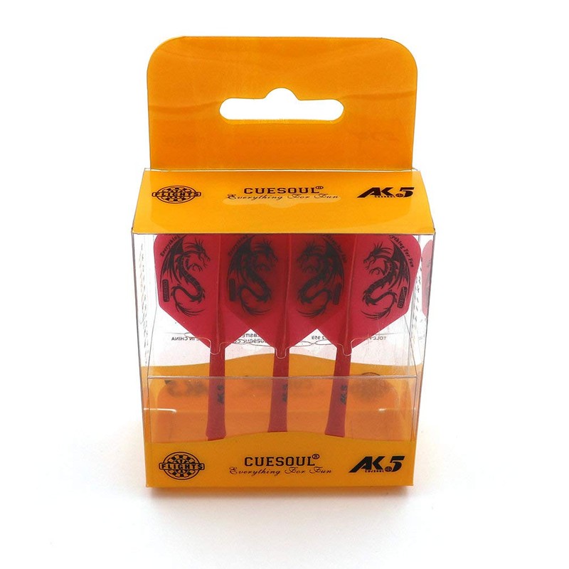 CUESOUL ROST Integrated Dart Shaft and Flights,big wing shape,Set of