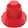 Allstar Performance ALL50813 Red Plastic Plug for -6AN 9/16-18 Thread,