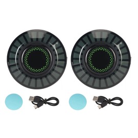 2pcs RGB Pickup Ambient Lamp 32 Bits Color Changing App Control Magnetic Music LED Rhythm Light for Car Home