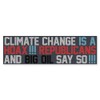 CafePress Climate Change and Big Oil Sticker (Bumper 10Pk) 10"x3"
