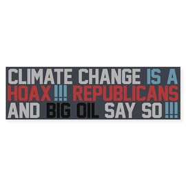 CafePress Climate Change and Big Oil Sticker (Bumper 10Pk) 10"x3" Rectangle Bumper Sticker Car Decal (10 Pack)