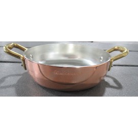 Pentole Agnelli Agnelli Cookware  Copper Mini Round Omelette Pan Restaurant Ready 14cm  17.9-Oz