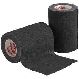 Mueller Sports Wrap Self-adhering 3" x6yd Blk Black