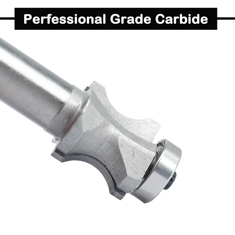 Akylin Convex Edge Oval Router Bits 1/2 Inch Shank,Convex Column