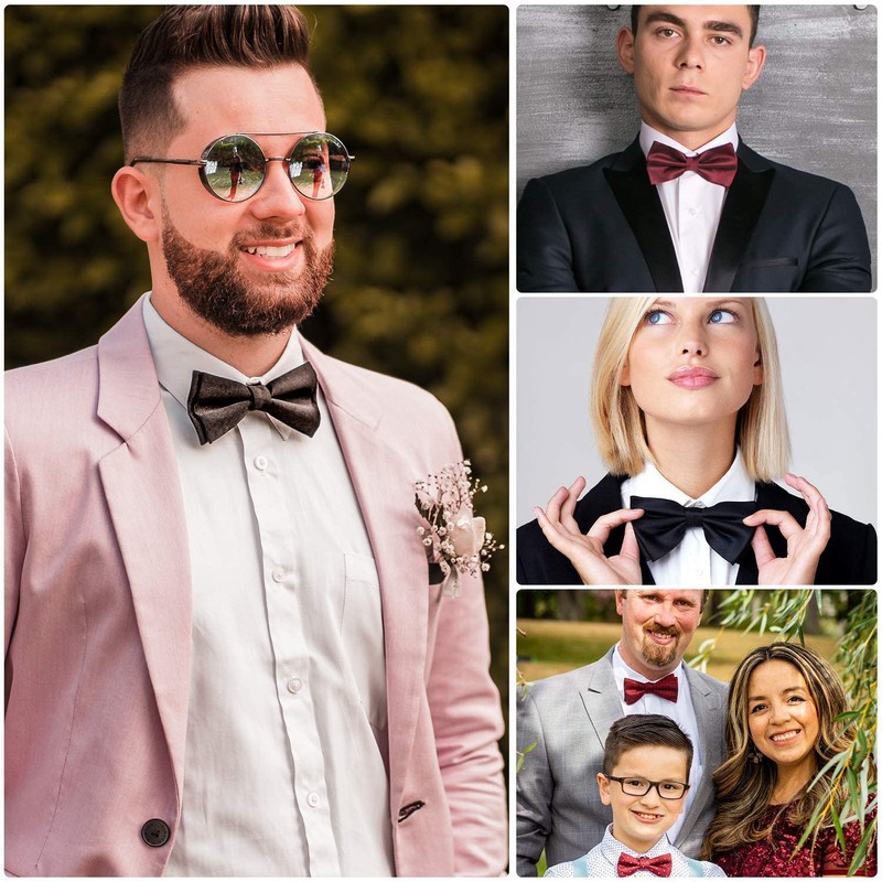 Trimming Shop Assorted Colour Bow Ties for Men - Pre-Tied
