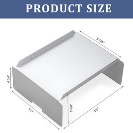 CHILIPILI Heat Baffle Diffuser Replacement Parts for Traeger 34 Series, Tex Elite, Newer Tex, Drip Tray Heat Baffle for Camp Chef Pellet Smoker/Grill, Heavy Duty Steel Most Pellet Grills Accessories