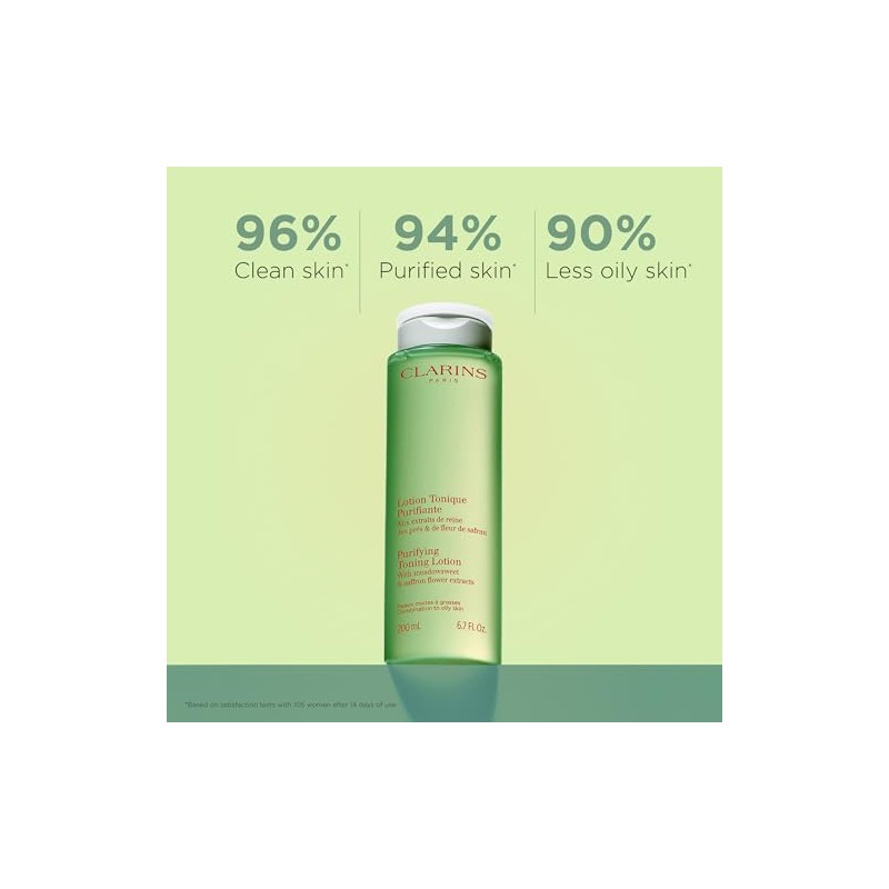 Clarins Lotion Tonique Purifiante Peaux Mistes Ou Grasses 200 Ml,