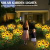 Solar Garden Lights - Solar Sunflower Outdoor Decorative Stake Lights