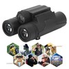 10x 25mm Compact Binoculars Small Pocket Folding Binoculars for Kids