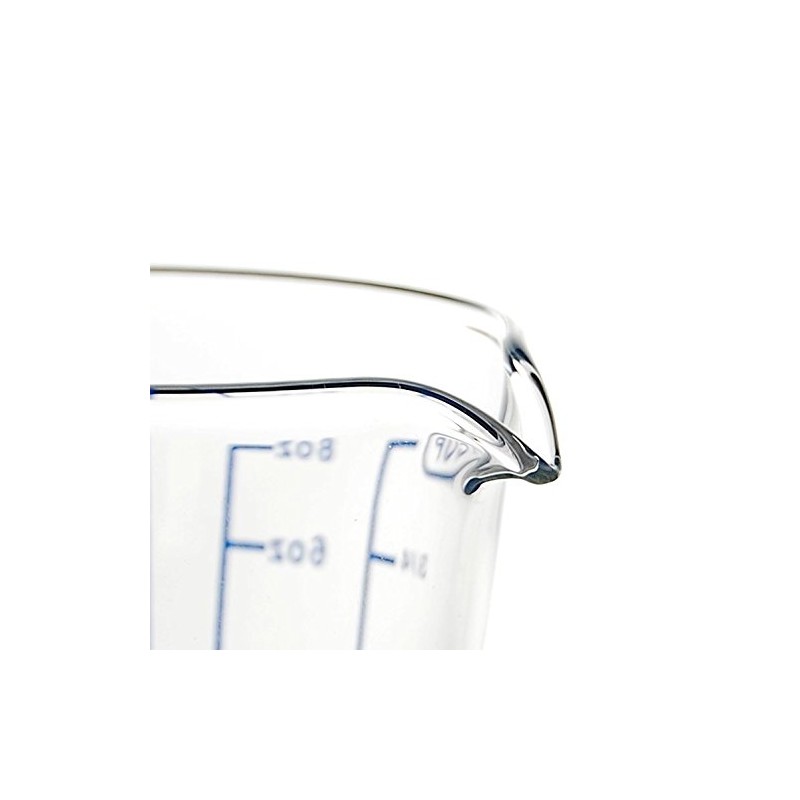 2 Cup Borosilicate Glass Measuring Cup With 50ML Intervals Scale