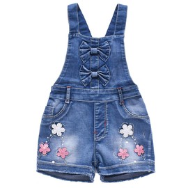 Yao Summer Little Girls - Mameluco de algodón para niñas pequeñas, Flower, 4 Años